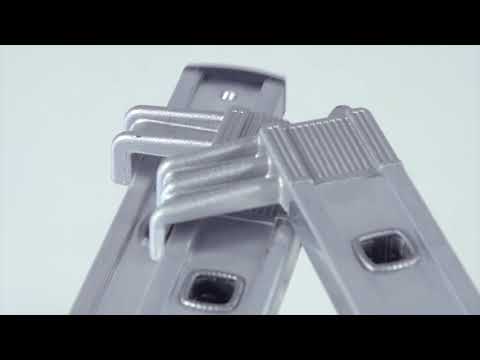 BTF Escalera de Aluminio Extensible 3 tramos transformable en