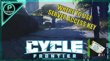 SERVER ACCESS KEY ( THE CYCLE FRONTIER ) || WHERE TO USE ||