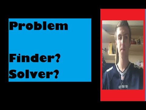 problem solver vs solution finder