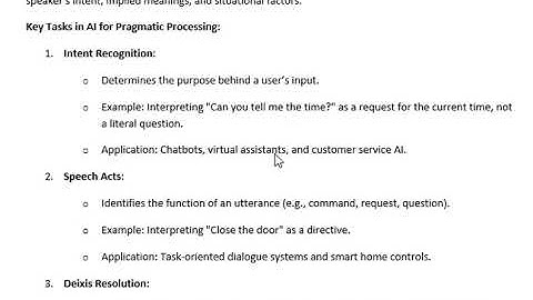 Reg: Pragmatic Processing in AI | By: Ms Vadini | CSE Department | RPIIT Academics