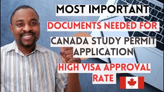 DOCUMENTS Required For CANADA STUDY PERMIT/Student Visa Application in 2023 (TIPS TO GET APPROVAL)