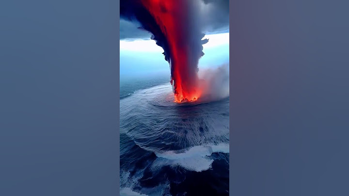Volcan y  Oceano.