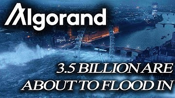 ALGORAND ALGO💥3.5 BILLION TO FLOOD IN🚀MUST WATCH