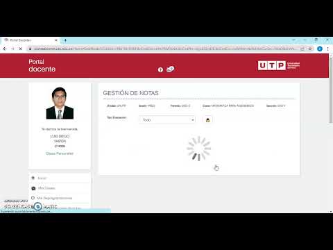 Gestión de notas   portal docente