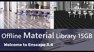 Material library Download Free | Apply PBR material in Enscape