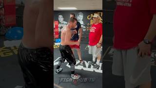 Canelo shows Jorge Masvidal Mexican body hooks in epic link up!