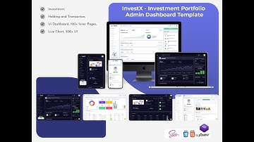 Advance Portfolio Management Dashboard – InvestX Bootstrap Templates