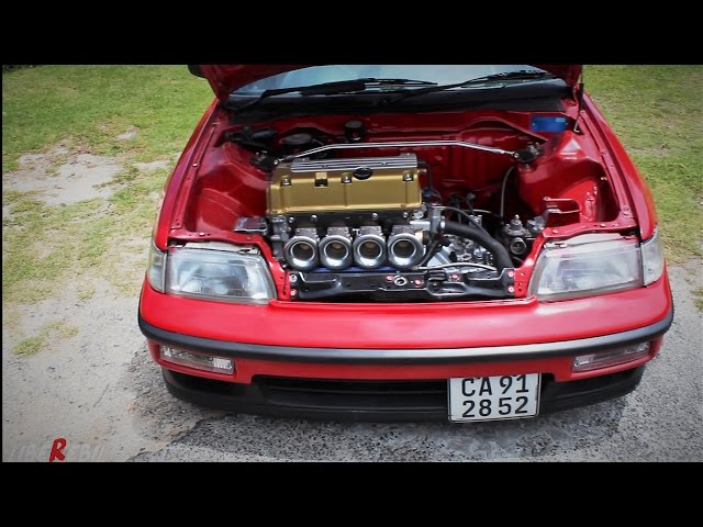 Honda CRX K Swap (Its MAD!)