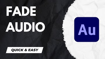 How To Fade Audio In & Out - Adobe Audition Tutorial for Beginners