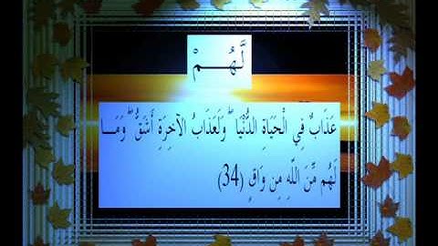 القرآن الكريم سورة الرعد الأية 34 قراءة السديس.wmv