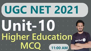 Unit 10 Higher Education MCQ  | UGC NET ICT MCQ | NET ICT Question | UGC NET Free Class by Jitendra screenshot 1