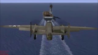 B-25 Takeoff and Landing on CARRIER