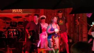 Conch shell blowing contest at Schooner Wharf Bar Key West,Fl
