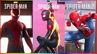 All Opening Scenes in Marvel&#39;s Spider-Man Games