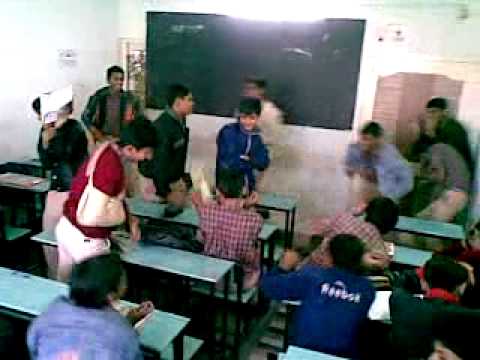 Chalk Fight In My Class G K Dholakiya 12th Comm B1 Youtube