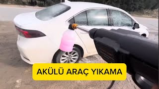 Şarjlı Akülü Araç Yıkama Tabancası