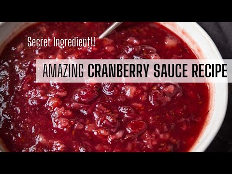 Super Delish Cranberry Sauce with Canned Cranberries!