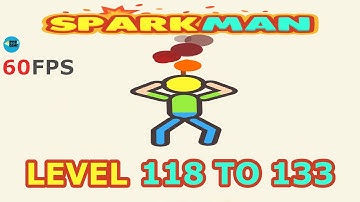 SparkMan 2: SLIDER A Level 118 To 133 - 3 Stars , iOS Walkthrough