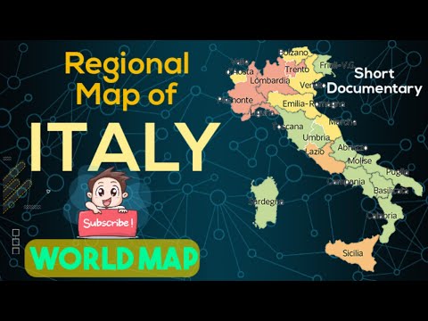 Video: Mapa ng Italian Regions