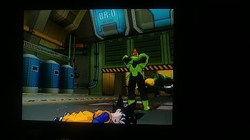 Dragonball Z Budokai 2 Android 16 Hell Flash on Goten Attempt Gyaku Ryona