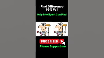 Find The Difference! IQ Test! Only Intelligent Can Find 🤔