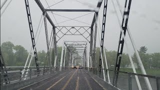 driving in heavy rain 4k video , NJ , PA