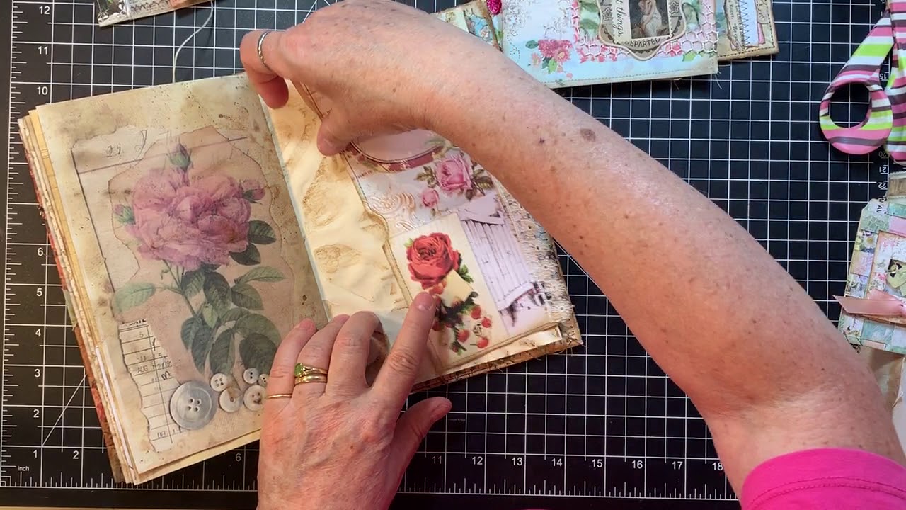 Craft with Me - Decorating my Buttons Journal - YouTube