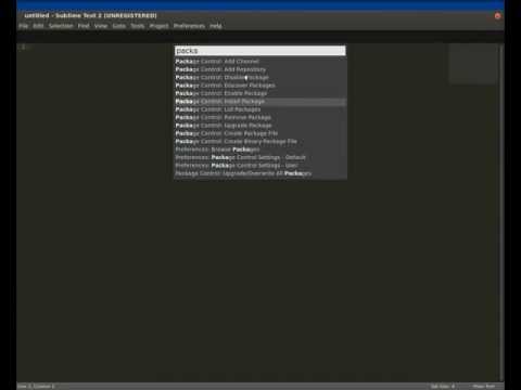 How To Install Sublime Package Control