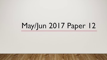 Computer Science 2210 May/June 2017 Paper 12