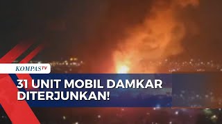 Api Membumbung Tinggi di Pertamina Plumpang, 31 Unit Mobil Damkar dan 200 Personel Diterjunkan!
