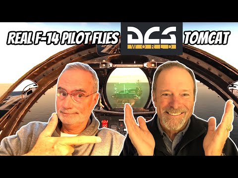 Real F-14 Pilot Flies the DCS Tomcat