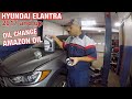 How to change oil and filter on 2017 and up Hyundai Elantra, AMAZON BASIC OIL