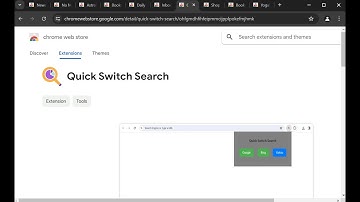 Quick Switch Search browser hijacker - how to remove it?