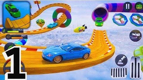 Mega Ramp Car Stunts Car Races - Gameplay Walkthrough Part 1 (iOS, Android)