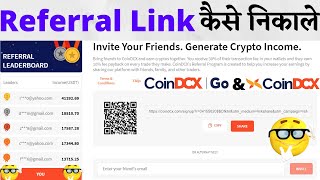 How To Find CoinDCX Go & CoinDCX Referral Link |