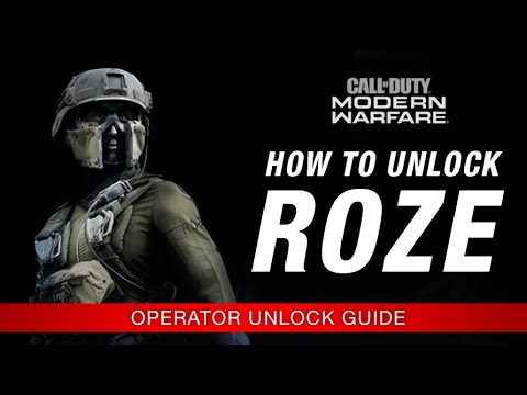 Modern Warfare How To Unlock Roze Operator Unlock Guide Call Of Duty Mw Youtube