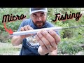 Brother & Sister Face Off in Micro Fishing Challenge! Worlds Smallest Rod and Reel!