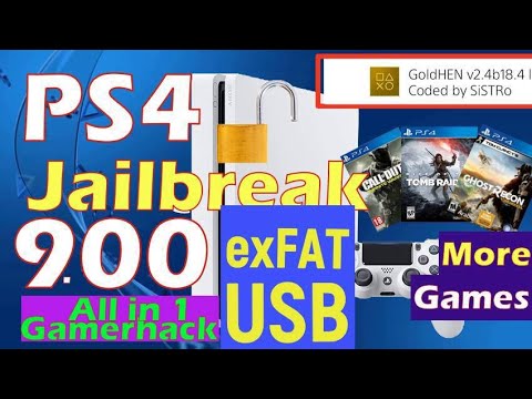 PS4 Jailbreak 9.00 + exFAT USB - PS4 9.00 (Full Process) 2025