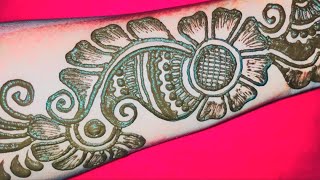 VERY EASY AND SIMPLE SHADED ARABIC HENNA MEHNDI DESIGN #2|| सरल सुन्दर शेडेड अरबी मेहँदी लगाना सीखें