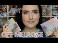 ColourPop Melrose Collection | Off Melrose Palette Comparisons, Tutorial + Swatches of Everything!