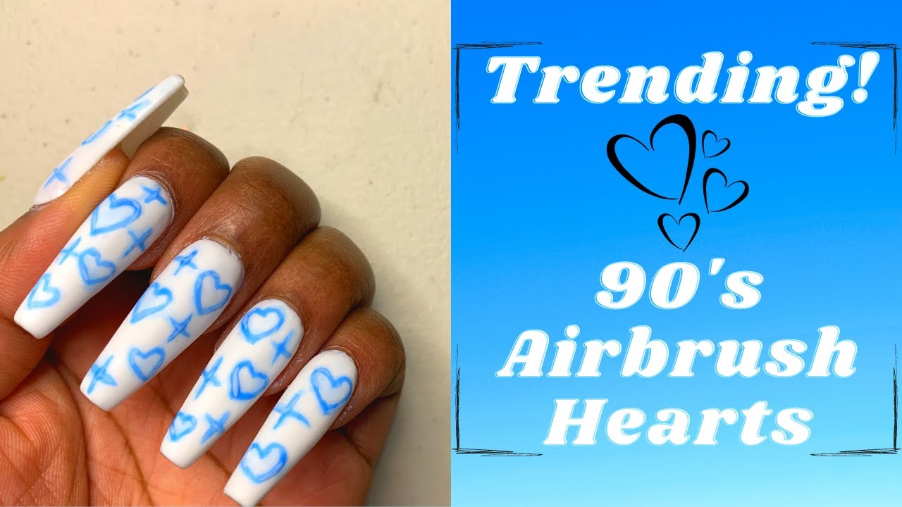 3. Vintage Airbrush Nail Art from the 1990s - wide 8