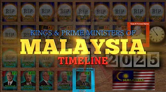 Kings & Prime Ministers of Malaysia Timeline (1895-2025)