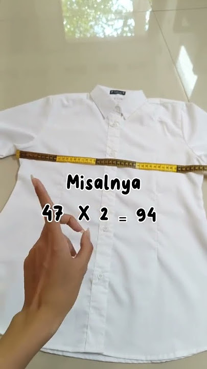 Cara menentukan ukuran baju #tips #tipsntrik