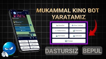 KINO BOT YARATAMIZ🇺🇿 | KODLI KINO BOT OCHISH | BEPUL KINO BOT OCHISH | KINO BOT | ANIME BOT