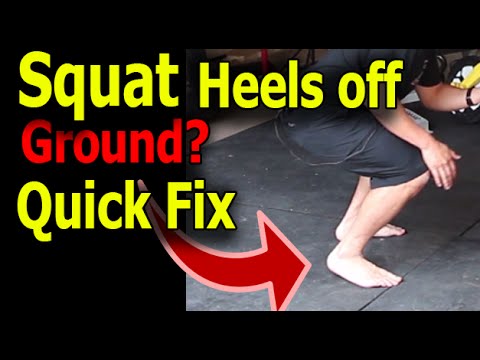 Flat Footed vs Heel Elevated Squats Comparison - YouTube