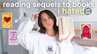 reading sequels to books i *hated*🫤📖