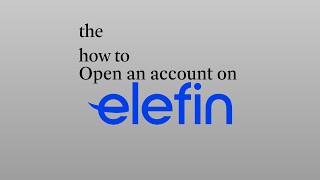 How to Open an account on elefin?   | Let's Talk Trading screenshot 3