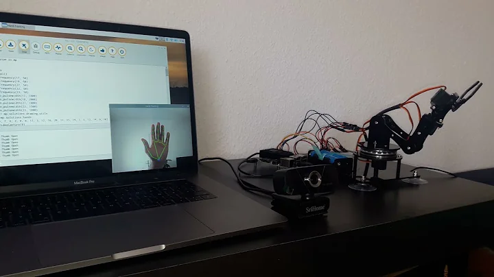 Hand Gesture Based Robotic arm 2