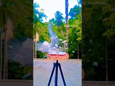 How to make a gun / Bamboo weapon / #crazy #craft #art #bamboo #bambooart @T-Series_Song.1M