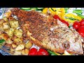 Just 3 Ingredients Oven Baked Red Snapper in 5 minutes | Oven Baked Whole Fish